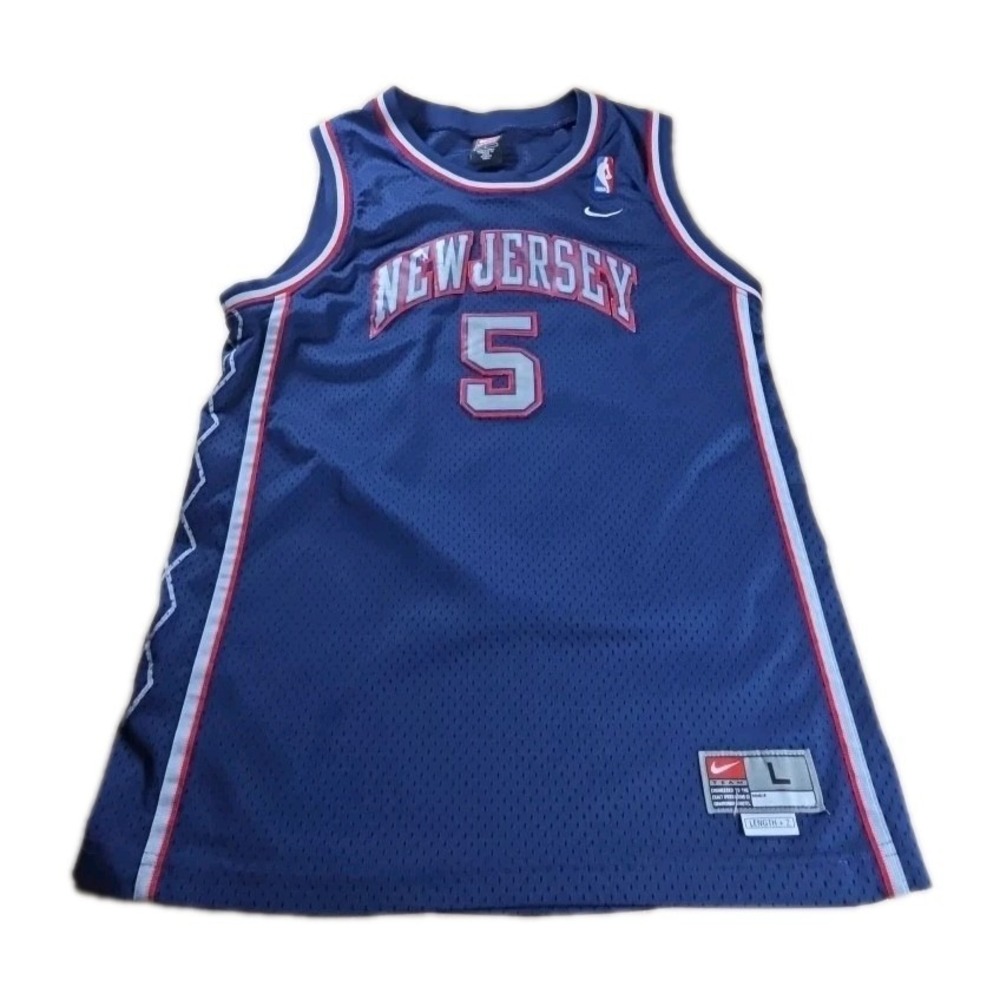 Vintage Nike Swingman‎ Jason Kidd New Jersey Nets Stitched Jersey YOUTH Size L